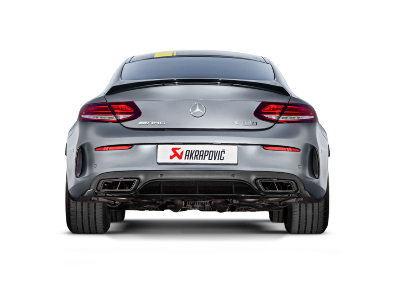 Akrapovic 16-17 AMG C63 Coupe Evolution Line Cat Back (Titanium) w/ Carbon Tips (Req. Link Pipe) - MTP-ME/T/3H