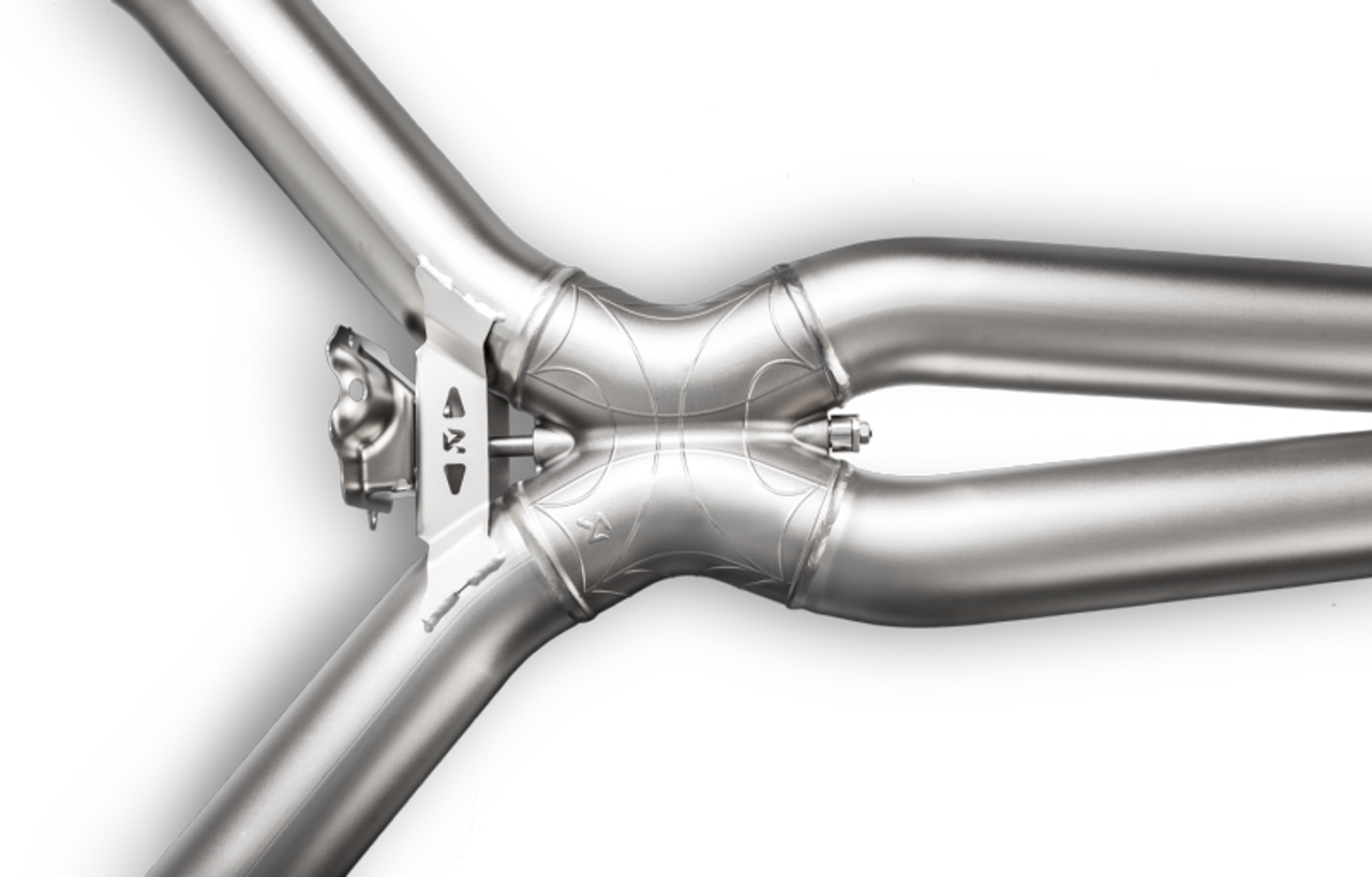 Akrapovic 16-17 AMG C63 Coupe Evolution Line Cat Back (Titanium) w/ Carbon Tips (Req. Link Pipe) - MTP-ME/T/3H