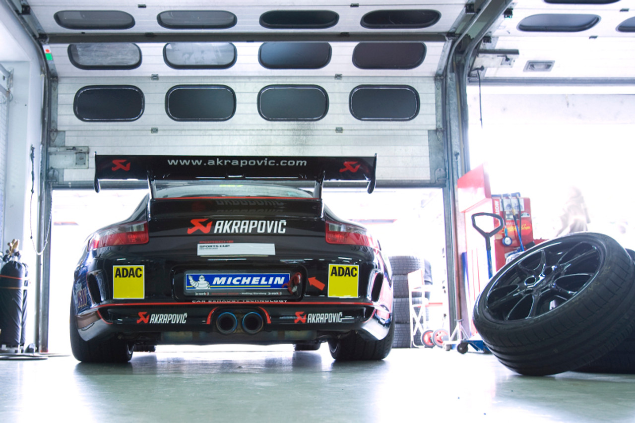 Akrapovic 14-17 Porsche 911 GT3 (991) Slip-On Line (Titanium) (Req. Tips) - MTP-PO997GT3H/1