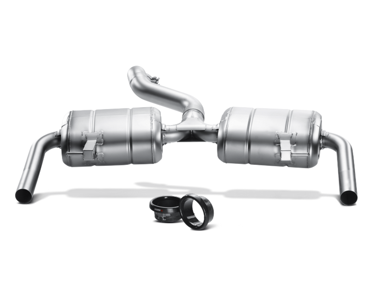 Akrapovic 09-12 Renault Clio III RS 0 Slip-On Line (SS) w/ Carbon Tips - MTP-RECL3RSH