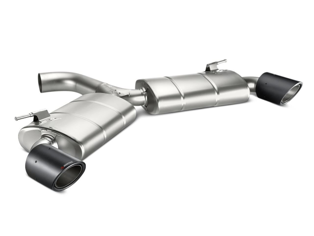 Akrapovic 13-17 Volkswagen Golf GTI (VII) Slip-On Line (Titanium) w/ Carbon Tips - MTP-VW/T/1H