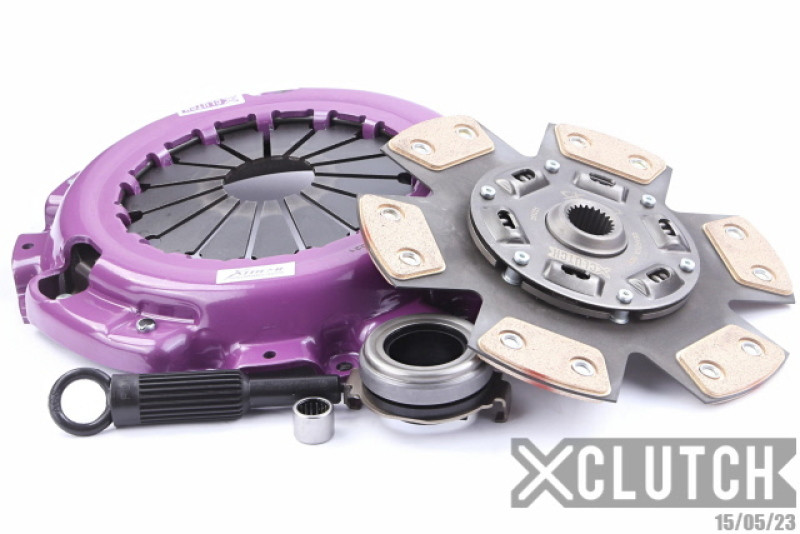 XClutch 87-91 Mazda RX-7 Turbo 1.3L Stage 2 Sprung Ceramic Clutch Kit - XKMZ24004-1B