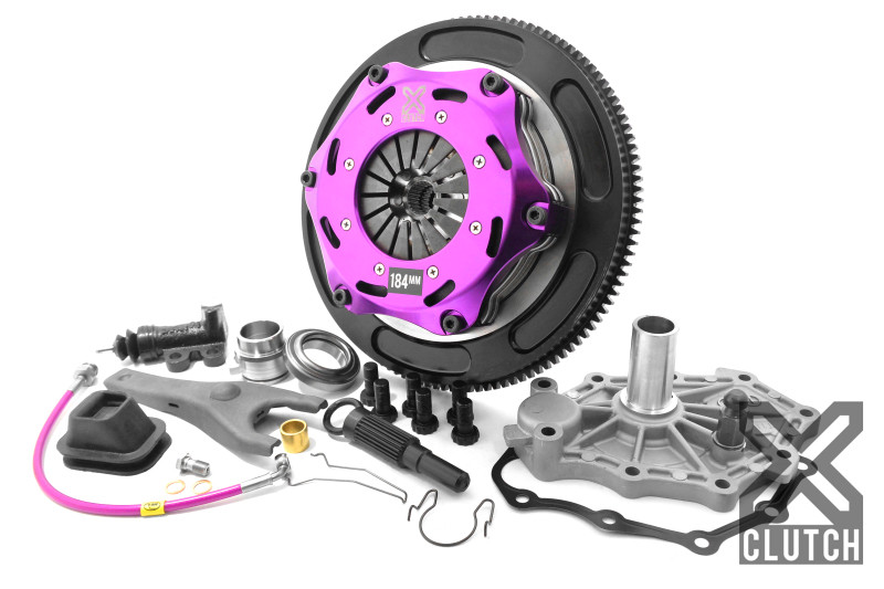 XClutch 93-98 Nissan Skyline GT-R 2.6L R33 7.25in Twin Solid Ceramic Clutch Kit - XKNI18526-2E