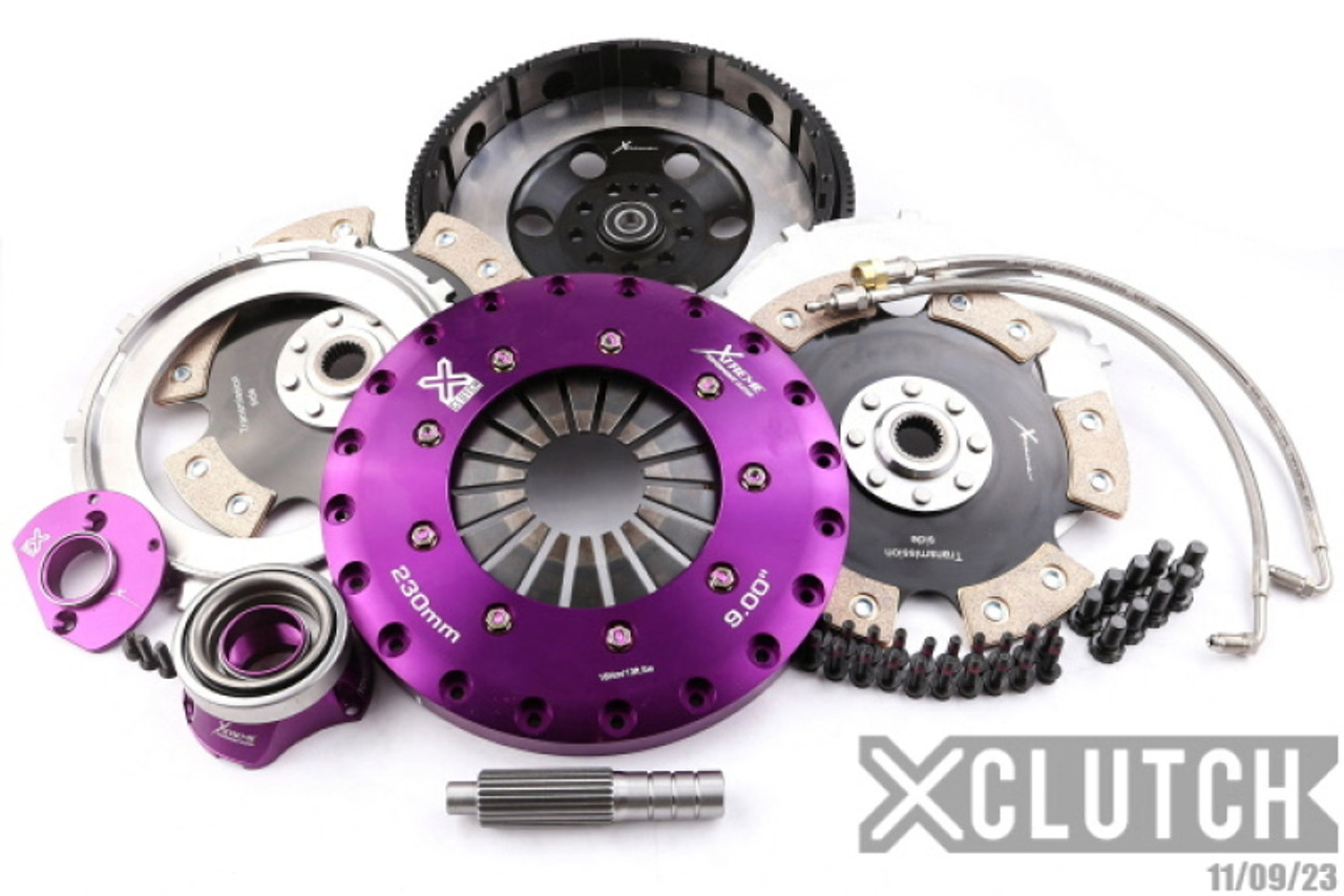 XClutch 91-92 Porsche 911 Turbo 3.3L 9in Twin Solid Ceramic Clutch Kit - XKPR23601-2E