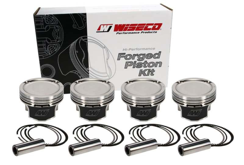 Wiseco Honda R18 81.5mm 9.0:1 CR Bore -10cc Dome Piston Shelf Stock Kit - K672M815AP