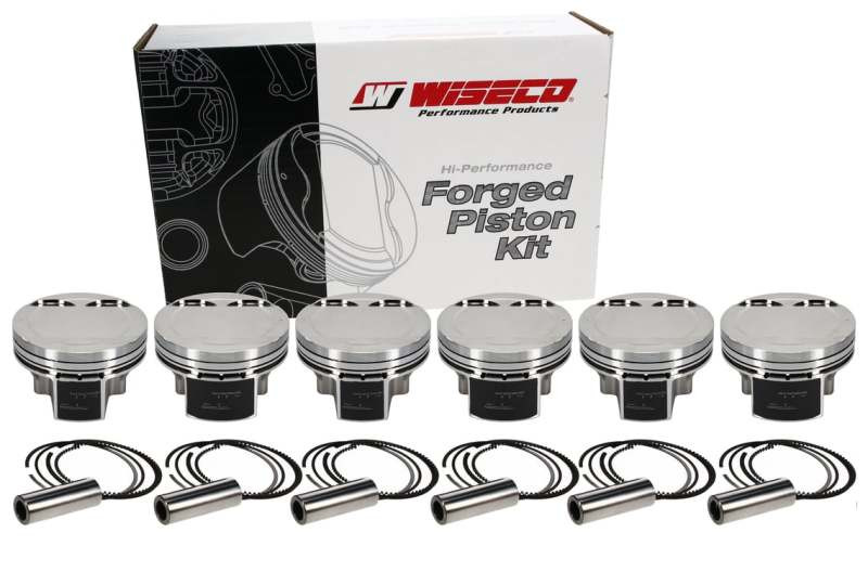 Wiseco Nissan VR38DETT 3.8L 95.58mm Bore 1.232inch CH -6.3 Dome Dish 9.5:1 Stroker Max HD Piston Kit - K680M9558AP
