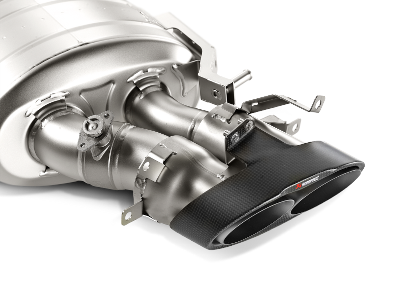 Akrapovic 14-17 Audi RS7 Sportback (C7) Evolution Line Cat Back (Titanium) w/ Carbon Tips - S-AU/TI/4H