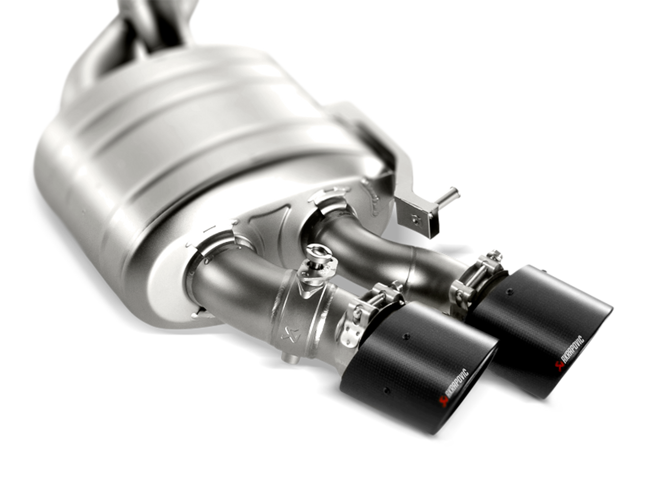 Akrapovic 13-17 Audi S6 Avant/Limousine (C7) Evolution Line Cat Back (Titanium) w/ Carbon Tips - S-AU/TI/6H