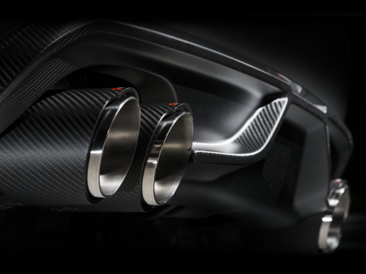 Akrapovic 15-17 BMW X5M (F85) Evolution Line Cat Back (Titanium) w/ Carbon Tips - S-BM/T/1