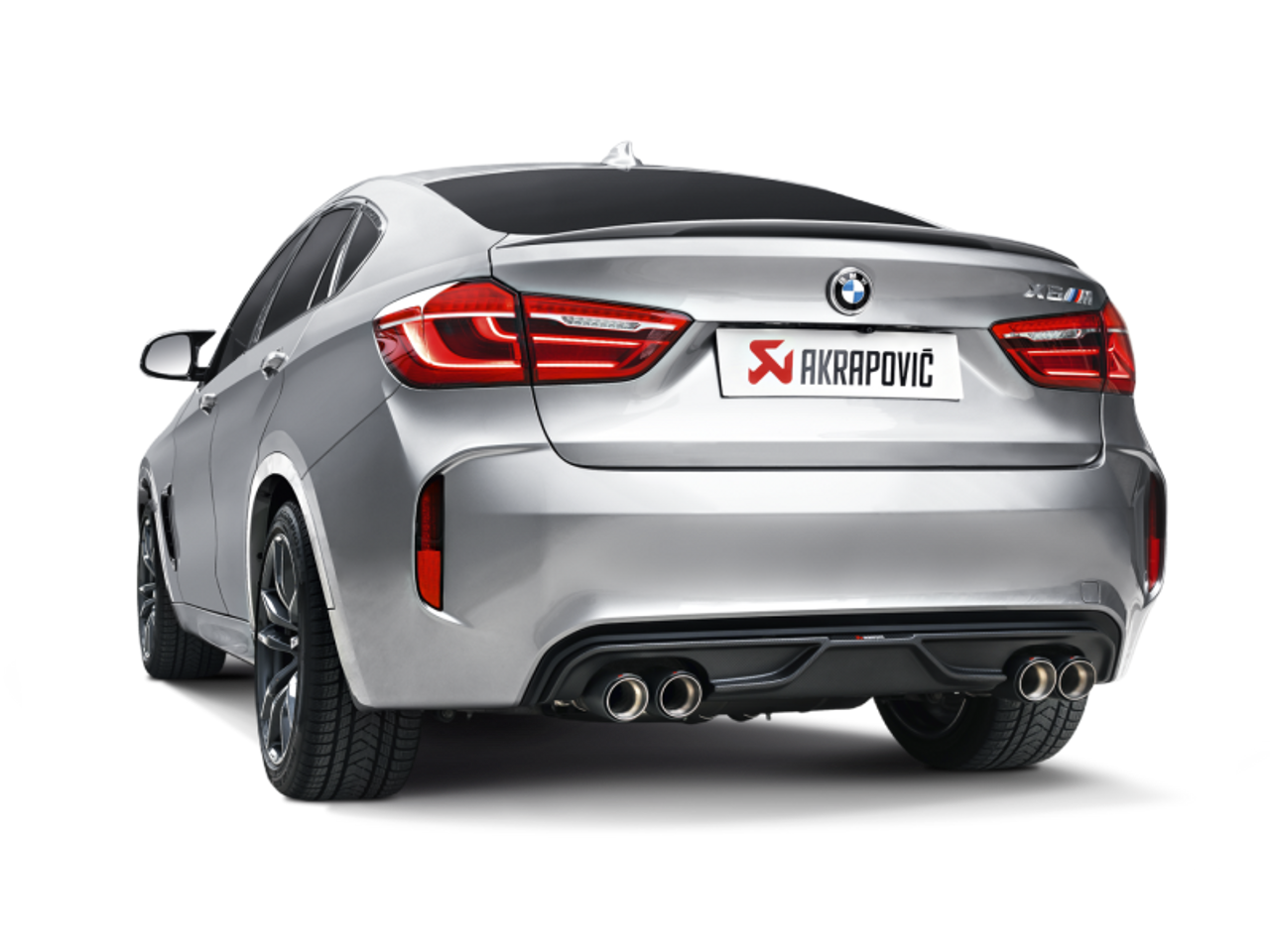 Akrapovic 15-17 BMW X5M (F85) Evolution Line Cat Back (Titanium) w/ Carbon Tips - S-BM/T/1