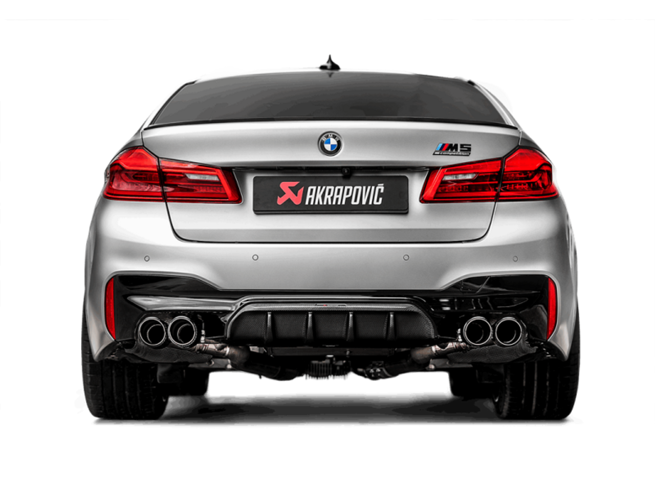 Akrapovic BMW M5/M5 Competition (F90) Slip-On Line (Titanium) (Req. Tips) - S-BM/T/27H