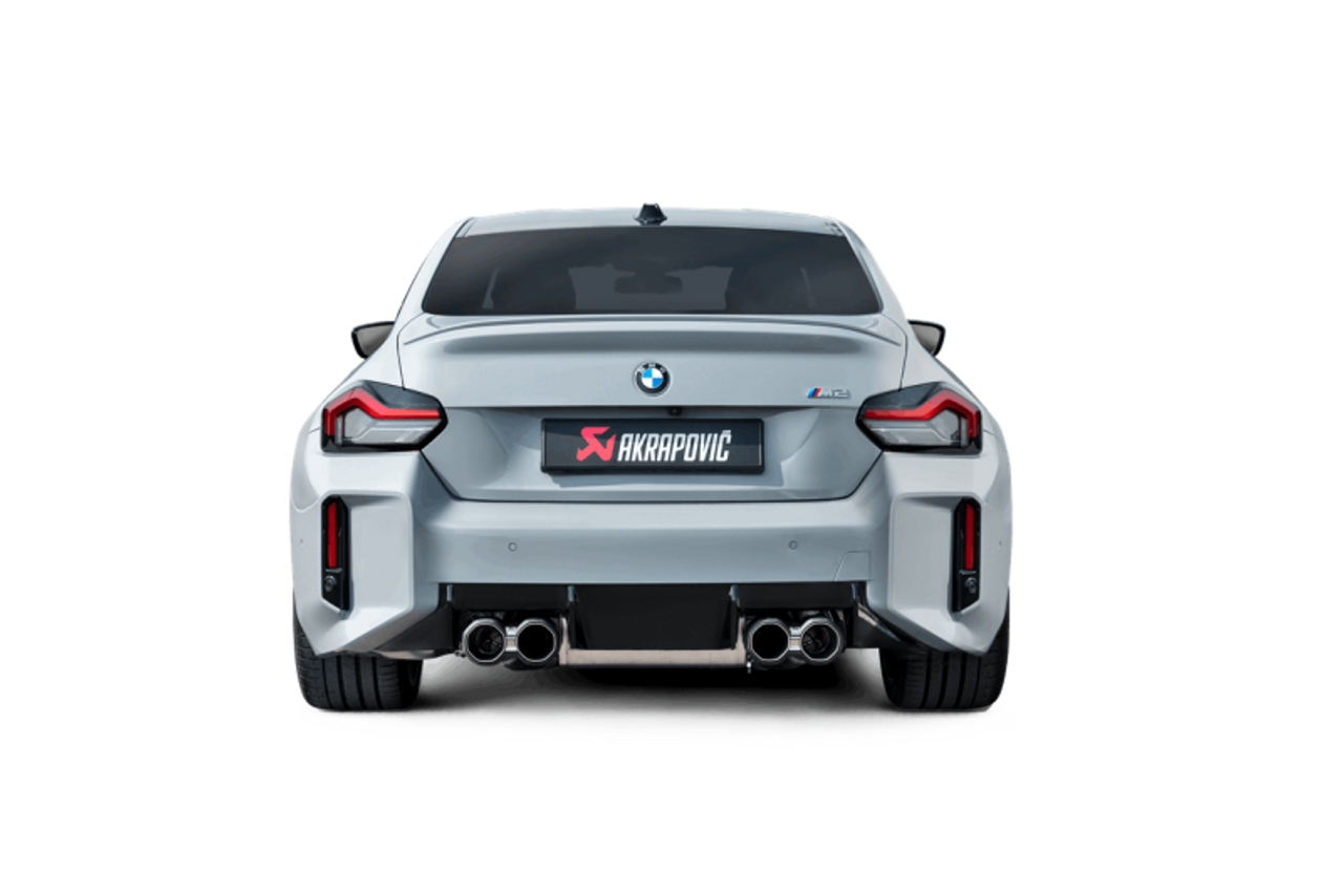 Akrapovic 2023 BMW M2 (G87) Slip-On Line (Titanium) (Req. Tips) - S-BM/T/34H