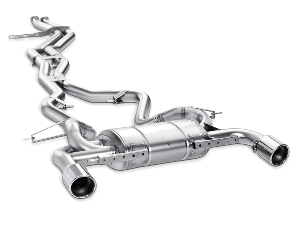 Akrapovic 07-12 BMW 335i (E90 E91) Evolution Line Cat Back (Titanium) w/ Titanium Tips - S-BME90/91/335