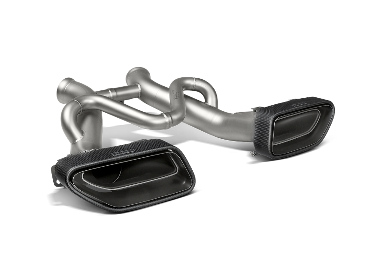 Akrapovic 14-17 McLaren 650S/650S Spyder Slip-On Line (Titanium) w/ Carbon Tips - S-MC/TI/2