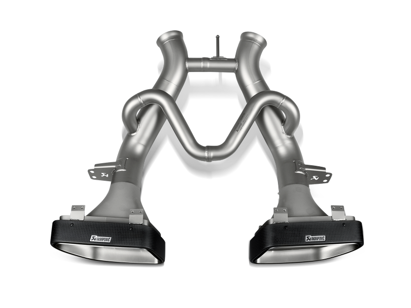 Akrapovic 14-17 McLaren 650S/650S Spyder Slip-On Line (Titanium) w/ Carbon Tips - S-MC/TI/2