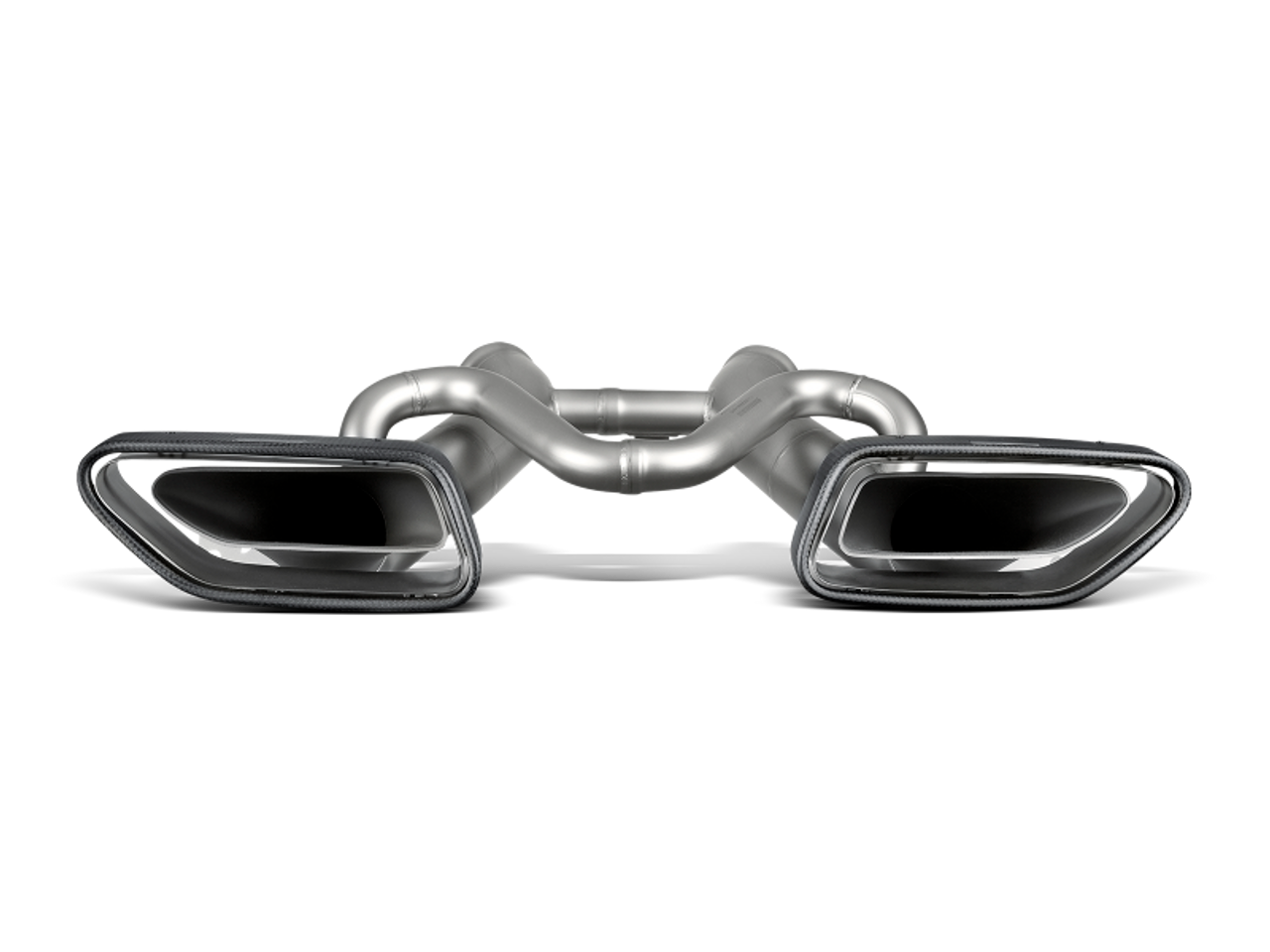 Akrapovic 14-17 McLaren 650S/650S Spyder Slip-On Line (Titanium) w/ Carbon Tips - S-MC/TI/2