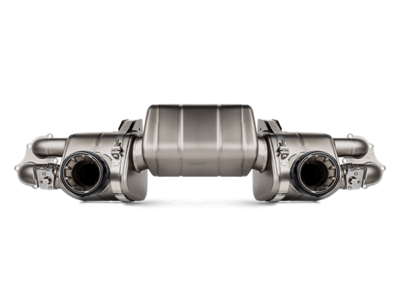 Akrapovic 2020+ Porsche Cayman GT4 (718) Slip-On Race Line (Titanium) (Req Tips / Option 2) - S-PO/TI/18/1