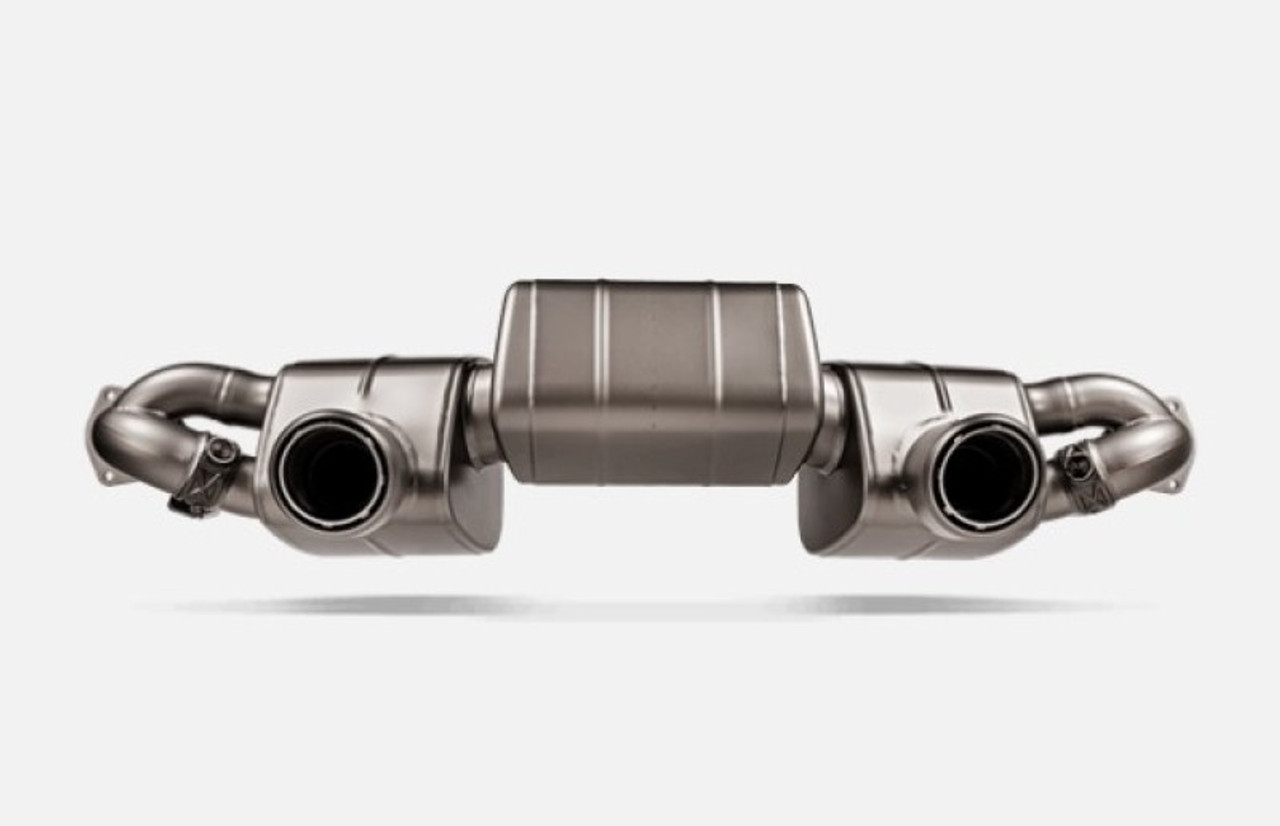 Akrapovic 2022  Porsche 718 Cayman GT4 RS Slip On Race Line (Titanium