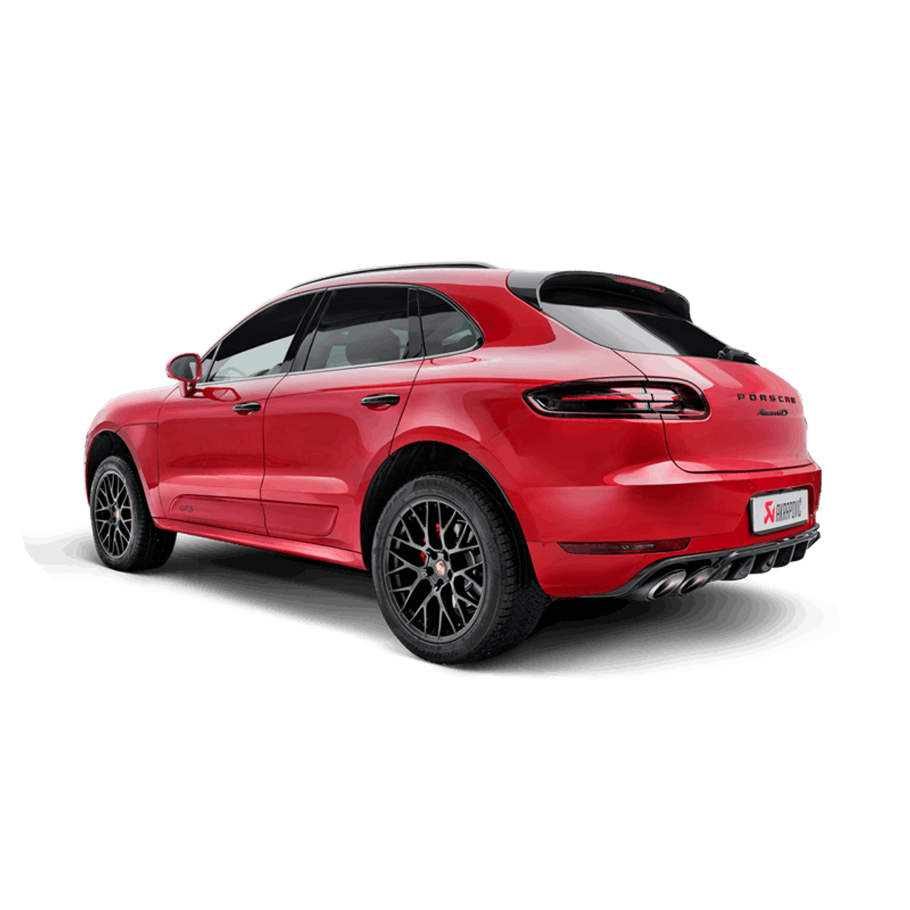 Akrapovic 2014 Porsche Macan Turbo (95B) Evolution Line Cat Back (Titanium) w/ Carbon Fiber Tips - S-PO/TI/7H