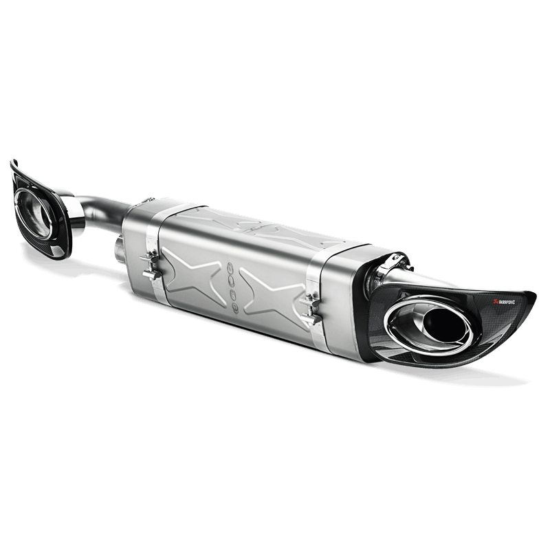 Akrapovic 10-13 Porsche 911 Turbo / Turbo S (997 FL) Slip-On Line (Titanium) w/ Titanium Tips - S-PO997TFLH