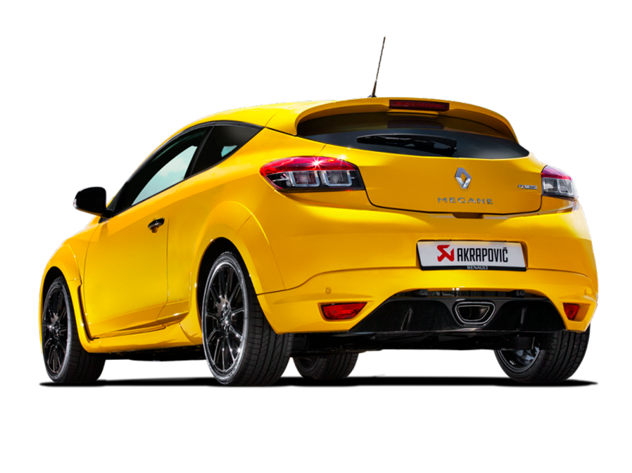 Akrapovic 10-16 Renault Megane Coupe RS Evolution Line Cat Back (Titanium) w/ Carbon Tips - S-RE/T/1