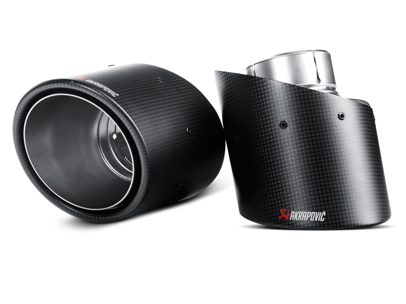 Akrapovic 09-16 Volkswagen Scirocco R Tail Pipe Set (Carbon) - TP-CS/1