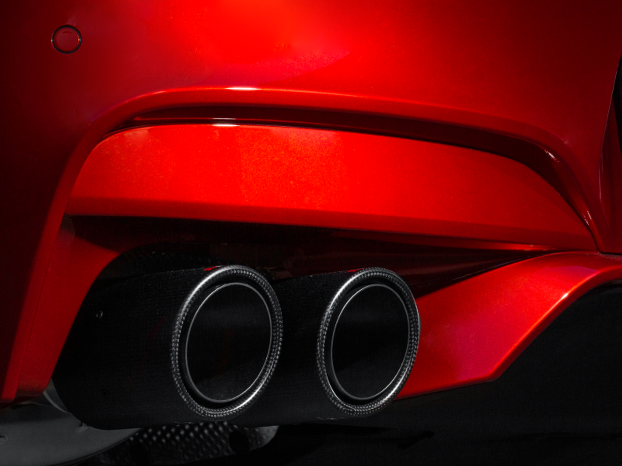 Akrapovic 11-17 BMW M5 (F10) Tail Pipe Set (Carbon) - TP-CT/10