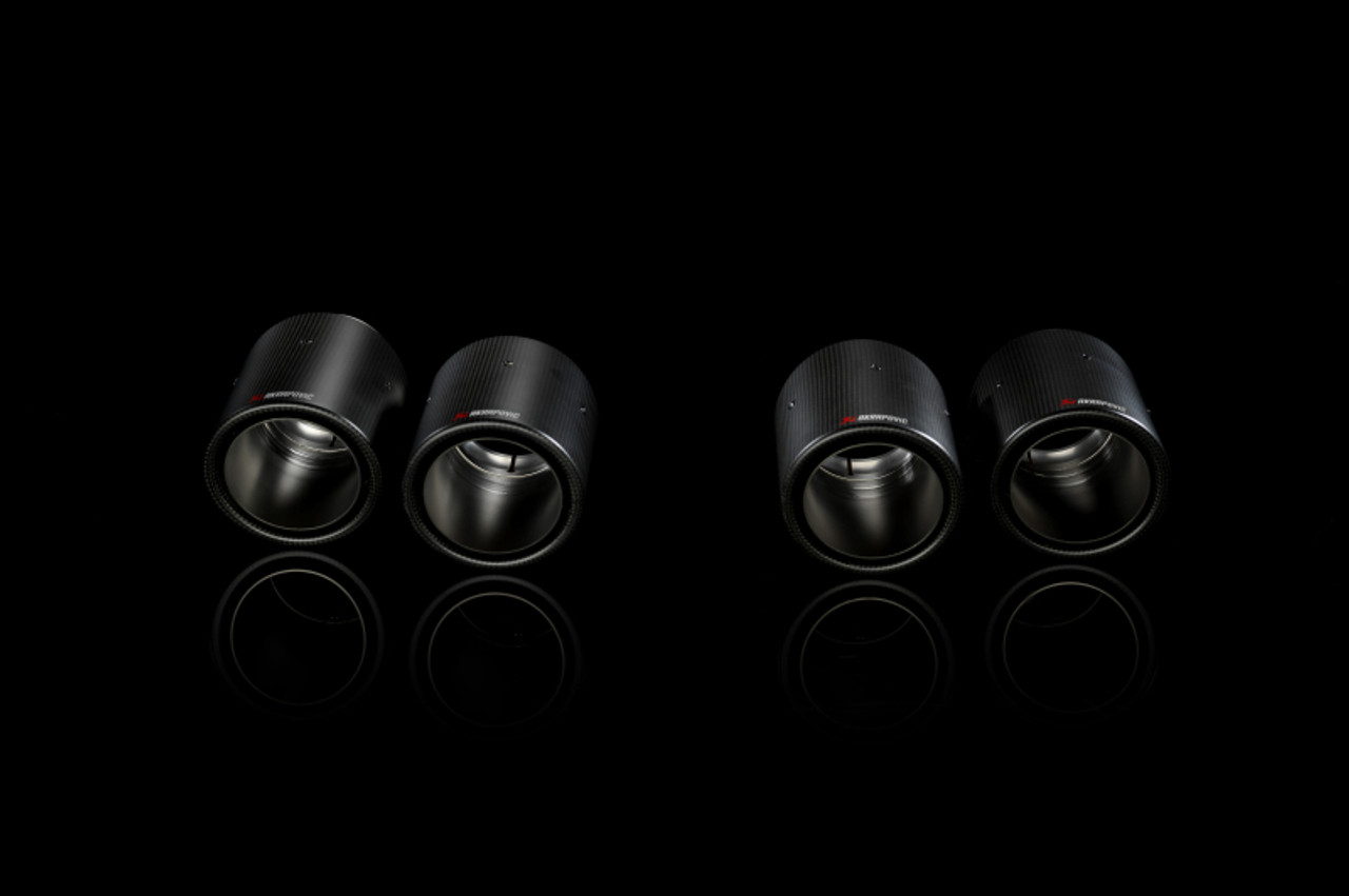 Akrapovic 11-17 BMW M5 (F10) Tail Pipe Set (Carbon) - TP-CT/10