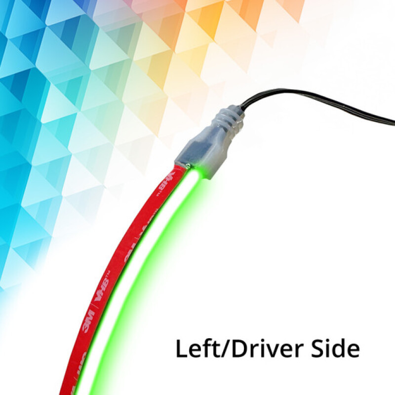 XK Glow Body Gap Strip - 80in Left - MX-BG-80-L