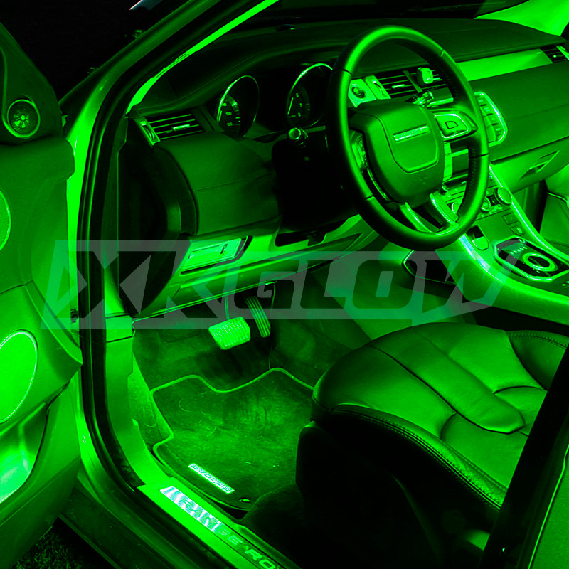 XK Glow Single Color XKGLOW UnderglowLED Accent Light Car/Truck Kit Green - 4x8In - XK041004-G