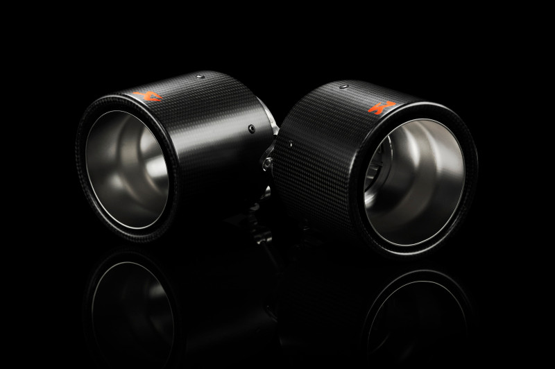 Akrapovic 09-12 Volkswagen Golf GTD (VI) Tail Pipe Set (Carbon) - TP-VWGMK6-CA