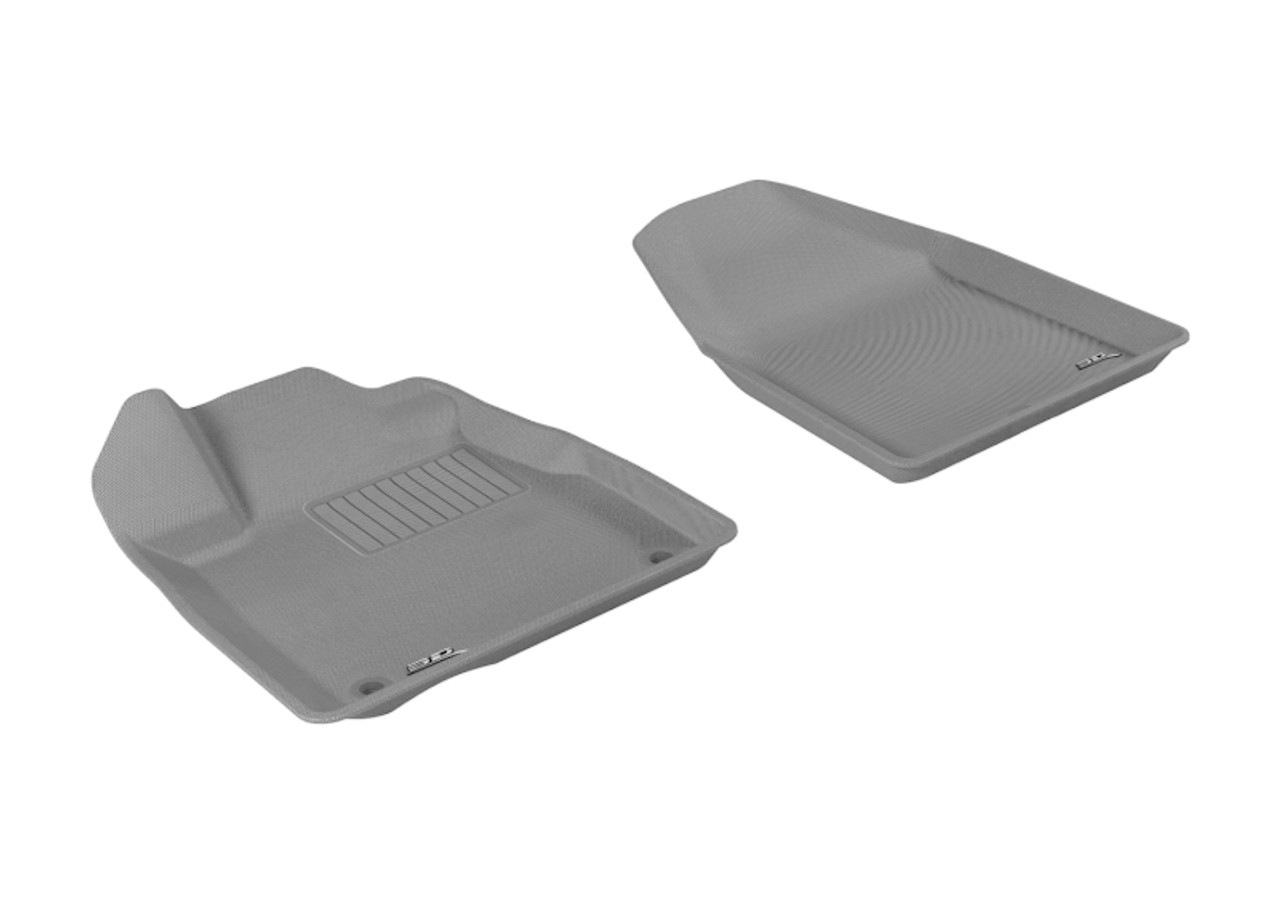 3D MAXpider 2007-2013 Acura MDX Kagu 1st Row Floormat - Gray - L1AC00011501
