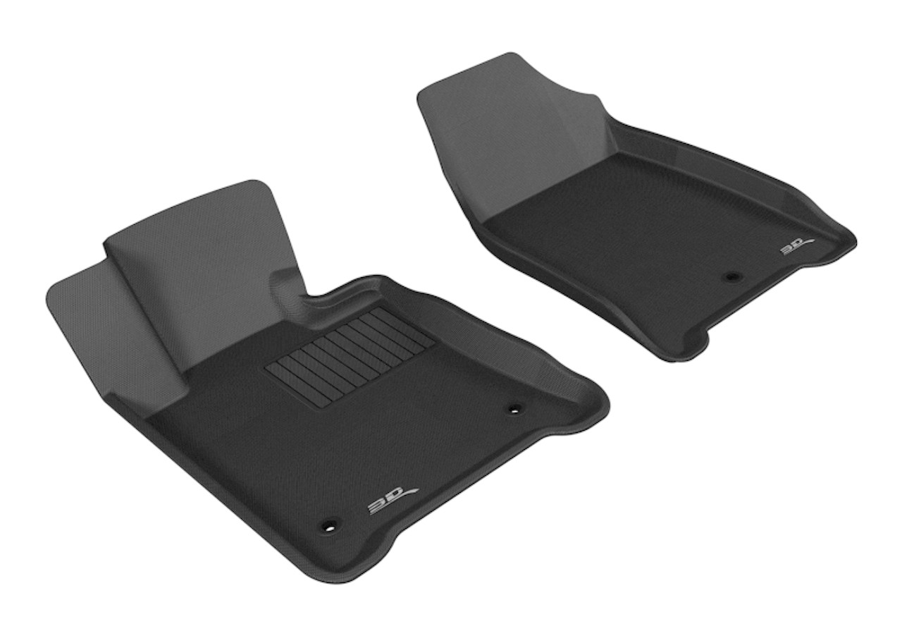 3D MAXpider 2009-2014 Acura TL FWD Kagu 1st Row Floormat - Black - L1AC00311509