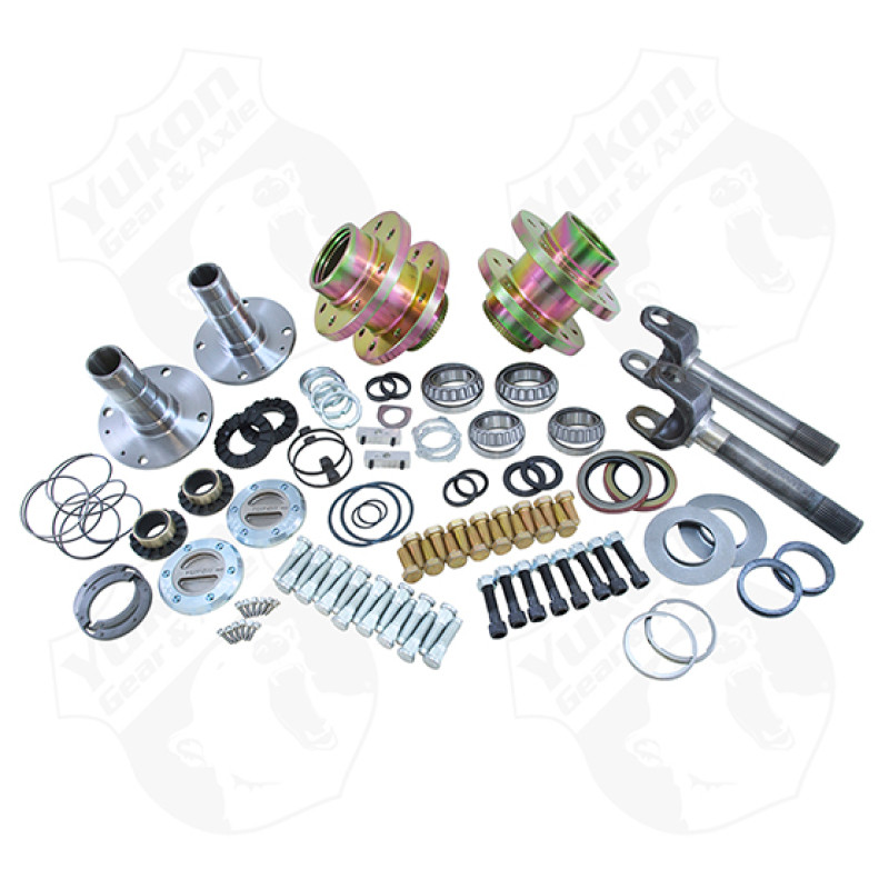 Yukon Gear Spin Free Locking Hub Conversion Kit For Dana 30/Dana 44 TJ/XJ/YJ 27 Spline/5 X 4.5 - YA WU-07