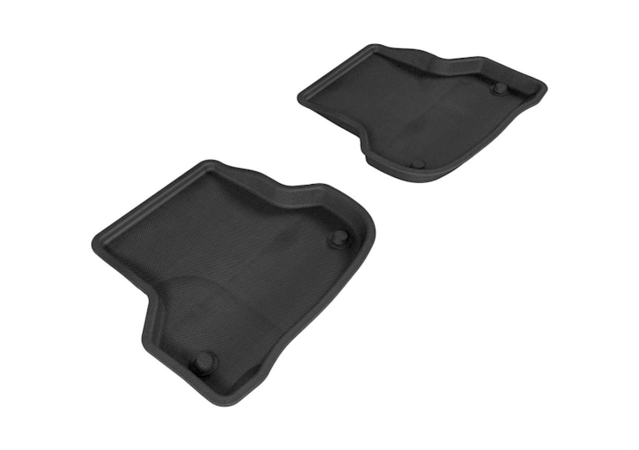 3D MAXpider 2006-2013 Audi A3 Kagu 2nd Row Floormats - Black - L1AD00521509
