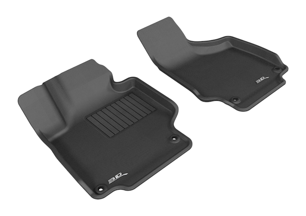 3D MAXpider 2008-2015 Audi TT/TTS Kagu 1st Row Floormat - Black - L1AD02911509