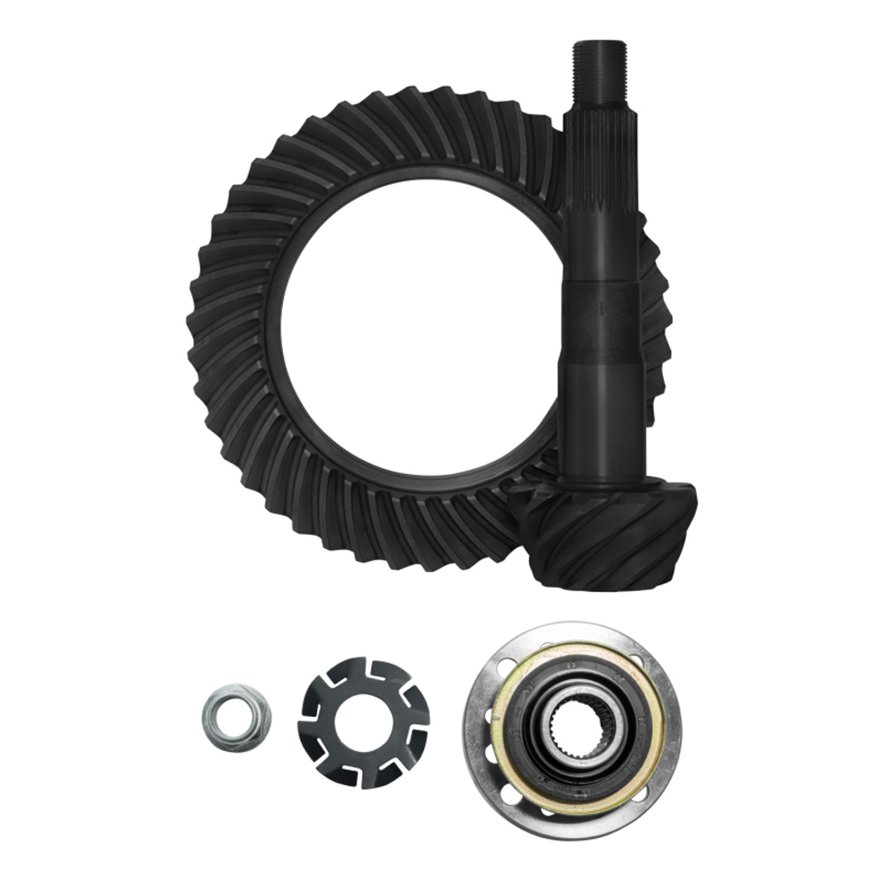 Yukon Ring & Pinion Gear Set - Toyota 8in High Pinion Reverse 4.88 Ratio w/ Yoke Kit (No Clamshell) - YG TLCF-488RK