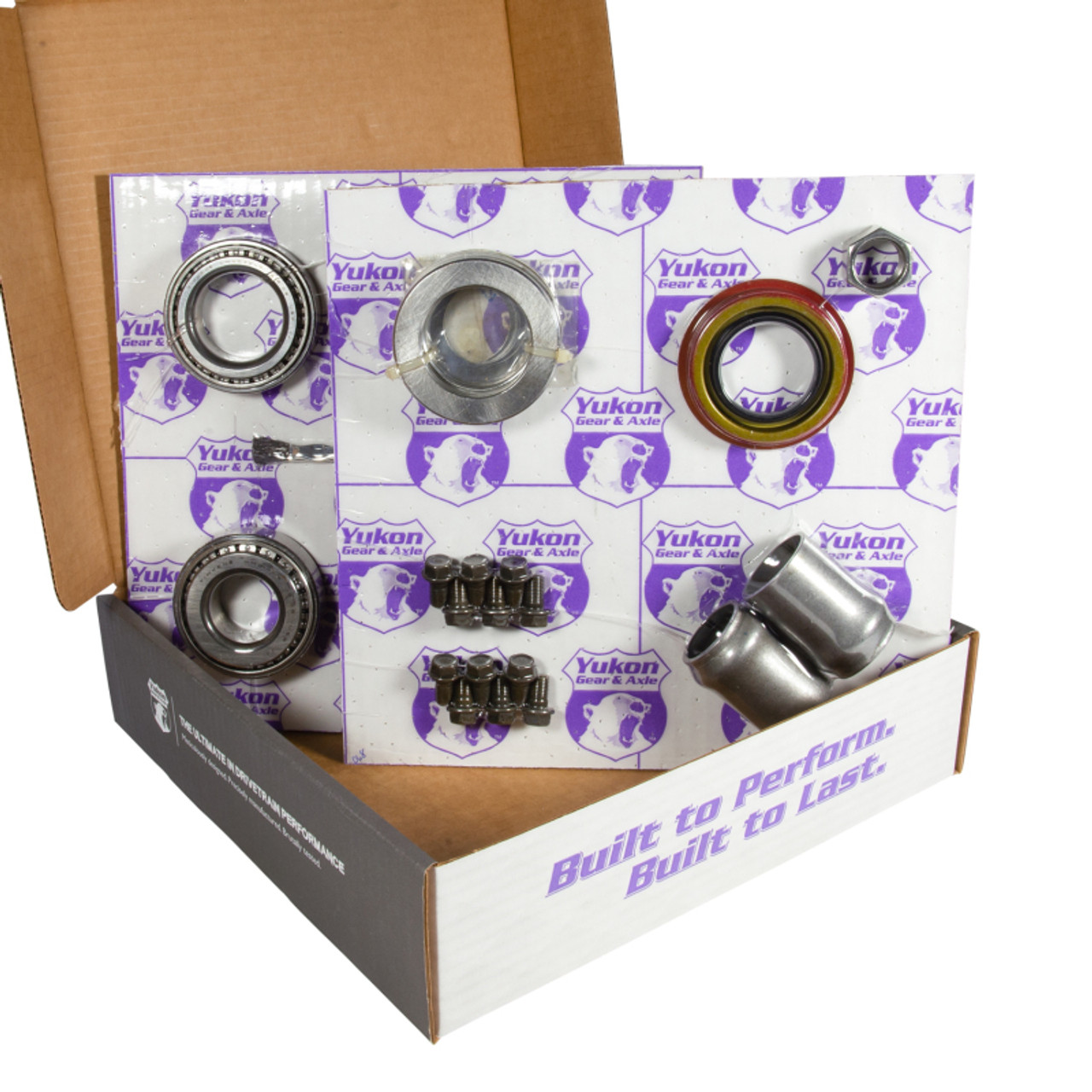 Yukon 8.875in GM 12T Thick 4.11 Rear Ring & Pinion Install Kit Axle Bearings and Seals - YGK2230