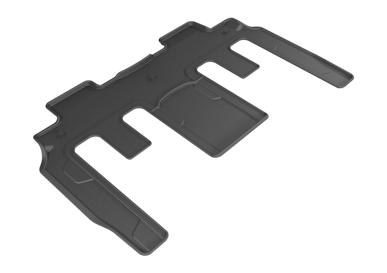 3D MAXpider 2008-2017 Buick/Chevrolet/GMC Enclave/Traverse/Acadia Kagu 2nd Row Floormats - Black - L1BC02321509