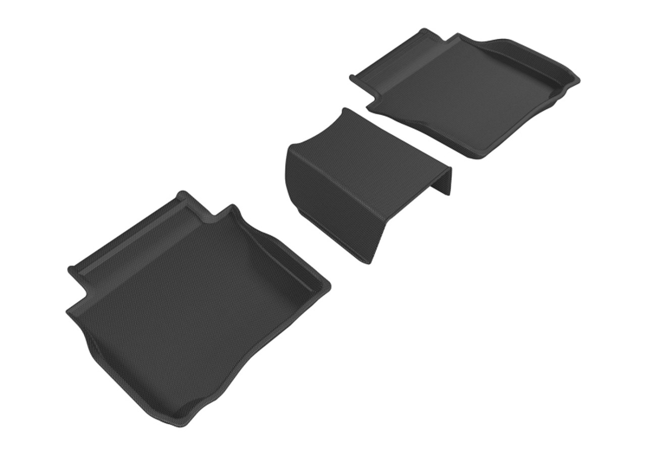 3D MAXpider 2017-2019 Buick Lacrosse Kagu 2nd Row Floormats - Black - L1BC03321509