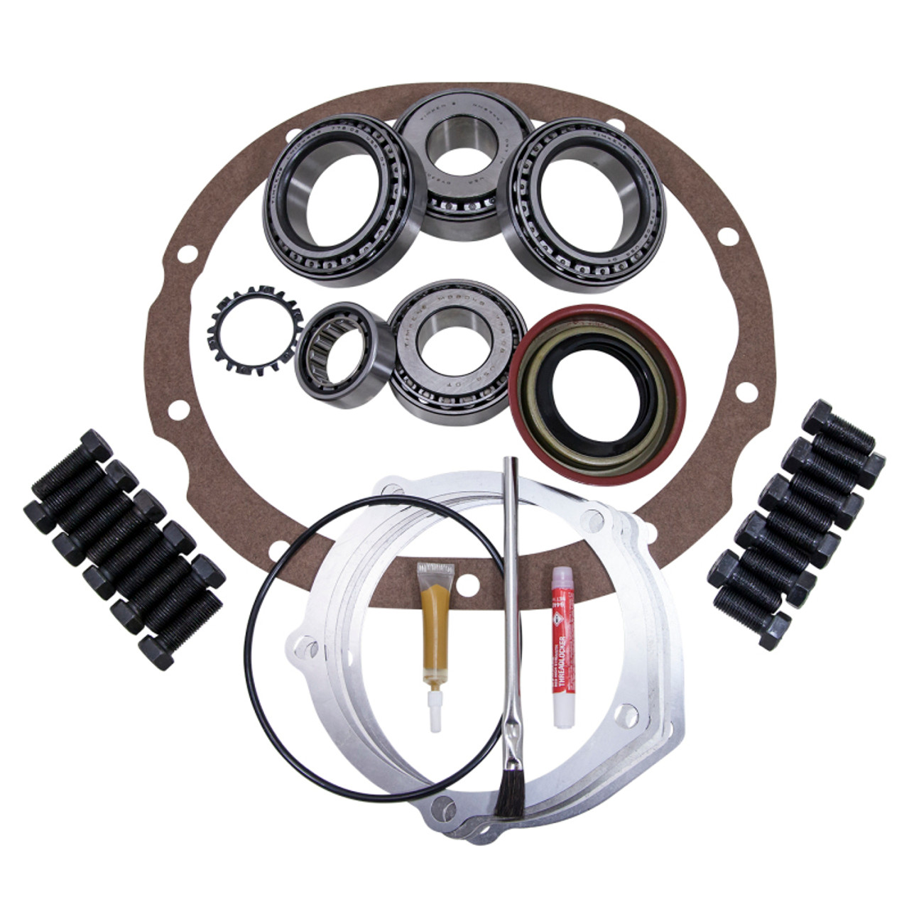 Yukon Gear Master Overhaul Kit For Ford Daytona 9in Lm104911 Diff w/ Crush Sleeve Eliminator - YK F9-HDD-SPC