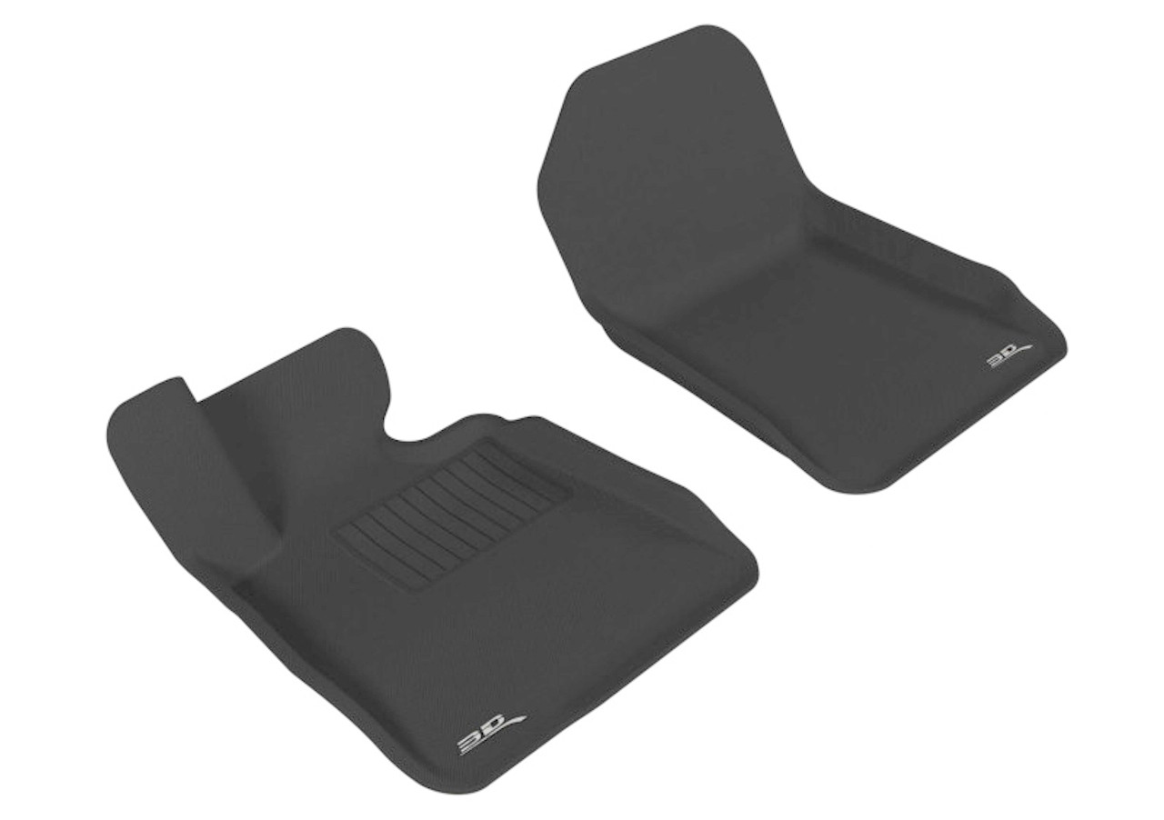 3D MAXpider 2007-2013 BMW 3 Series E93 Kagu 1st Row Floormat - Black - L1BM02411509