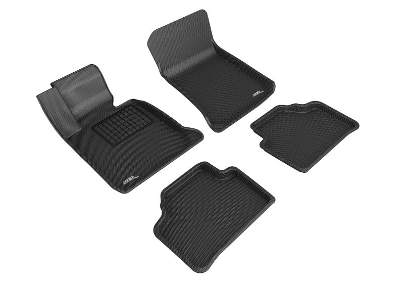 3D MAXpider 2012-2015 BMW X1 E84 Kagu 1st & 2nd Row Floormats - Black - L1BM04501509 Photo - Primary