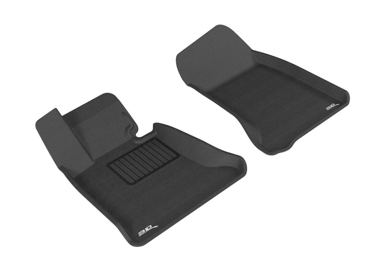 3D MAXpider 2004-2010 BMW 5 Series E60 Kagu 1st Row Floormat - Black - L1BM05011509