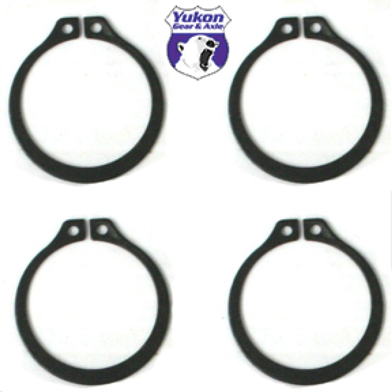 Yukon Gear (4) Full Circle Snap Rings / Fit 297X U-Joint w/ Aftermarket Axle - YP SJ-297X-501
