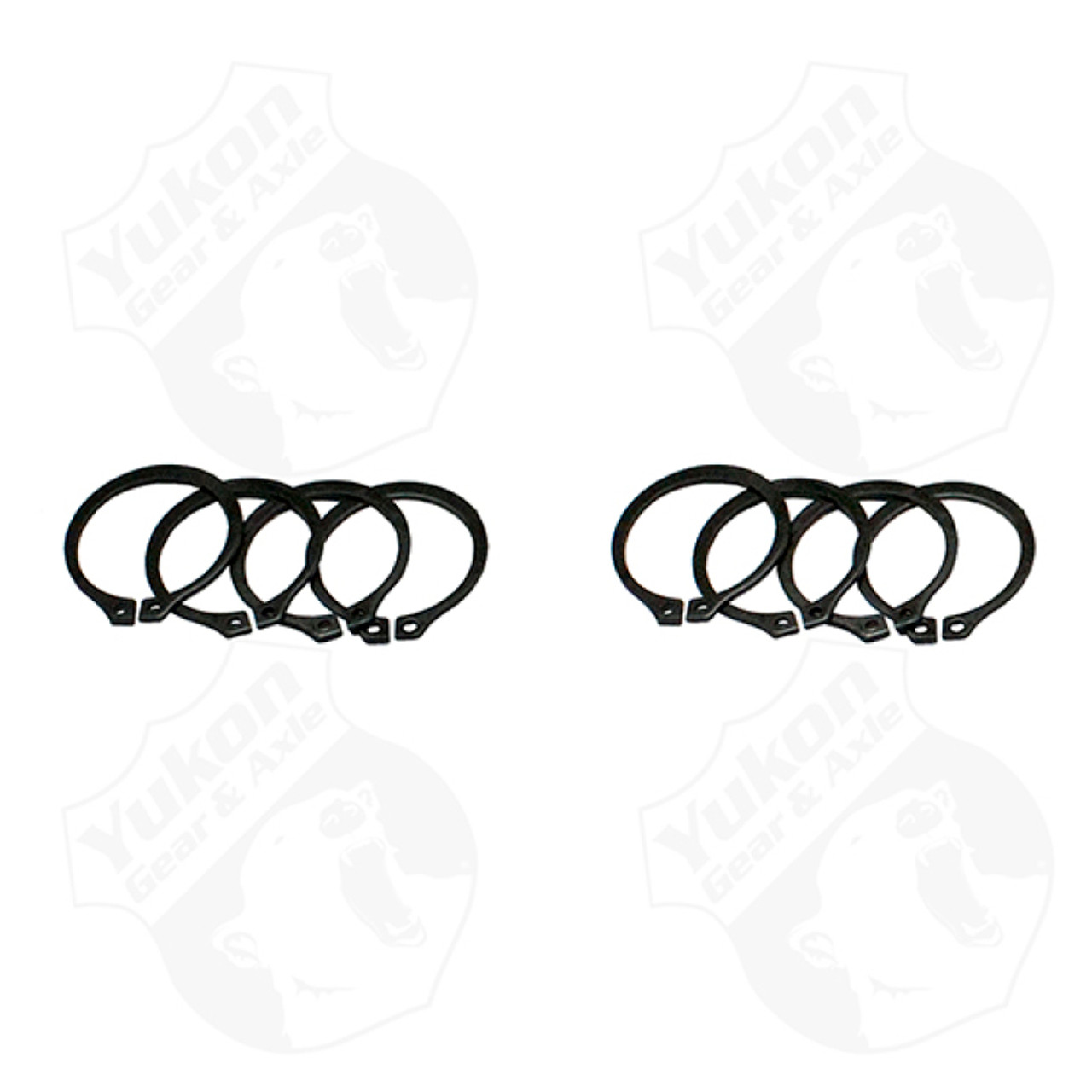 Yukon Gear (4) Full Circle Snap Rings / Fit 297X U-Joint w/ Aftermarket Axle - YP SJ-297X-501