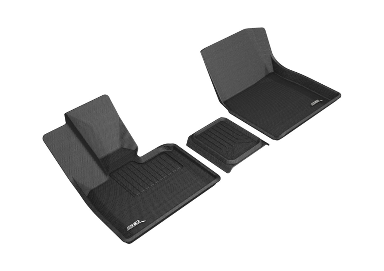 3D MAXpider 2014-2019 BMW I3 Kagu 1st Row Floormat - Black - L1BM09411509