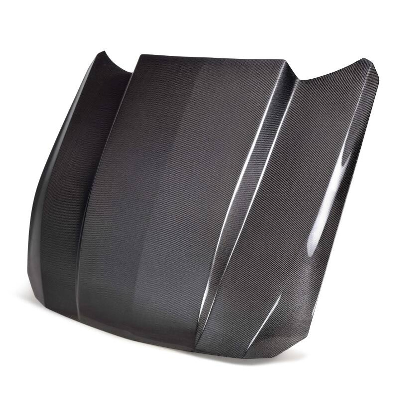 Anderson Composites 2024 Ford Mustang Type-CJ Double-Sided Carbon Fiber Cowl Hood