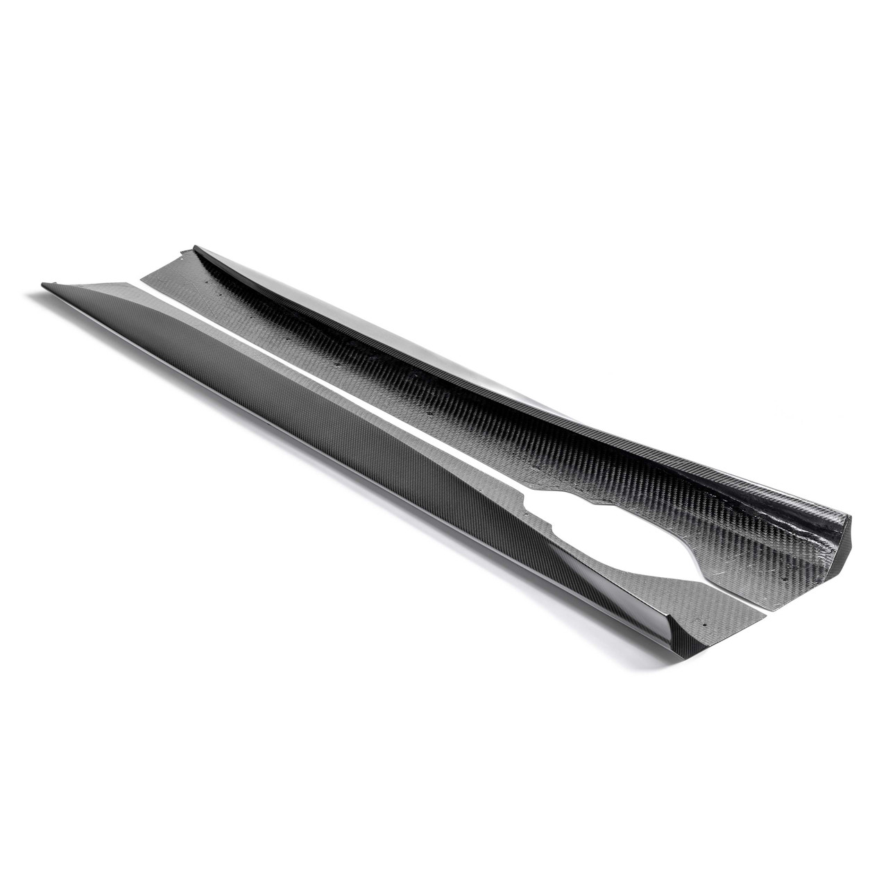 Anderson Composites 23-24 Chevrolet Corvette C8 Z06 Carbon Fiber Type-AZ Rocker Panel Splitter Anderson Composites 23-24 Chevrolet Corvette C8 Z06 Carbon Fiber Type-AZ Rocker Panel Splitter