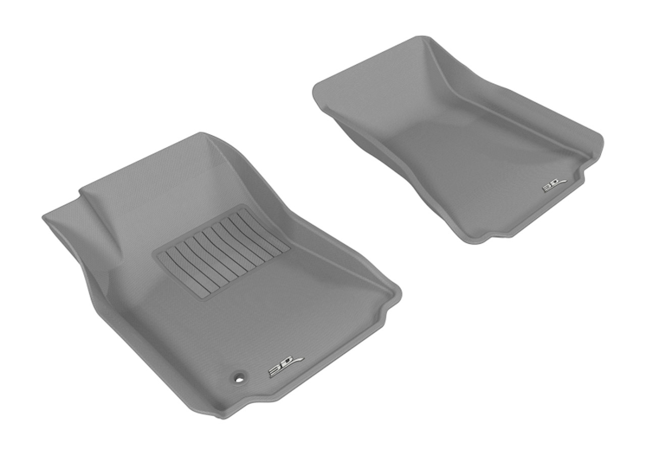 3D MAXpider 2009-2013 Cadillac CTS Kagu 1st Row Floormat - Gray - L1CD00711501
